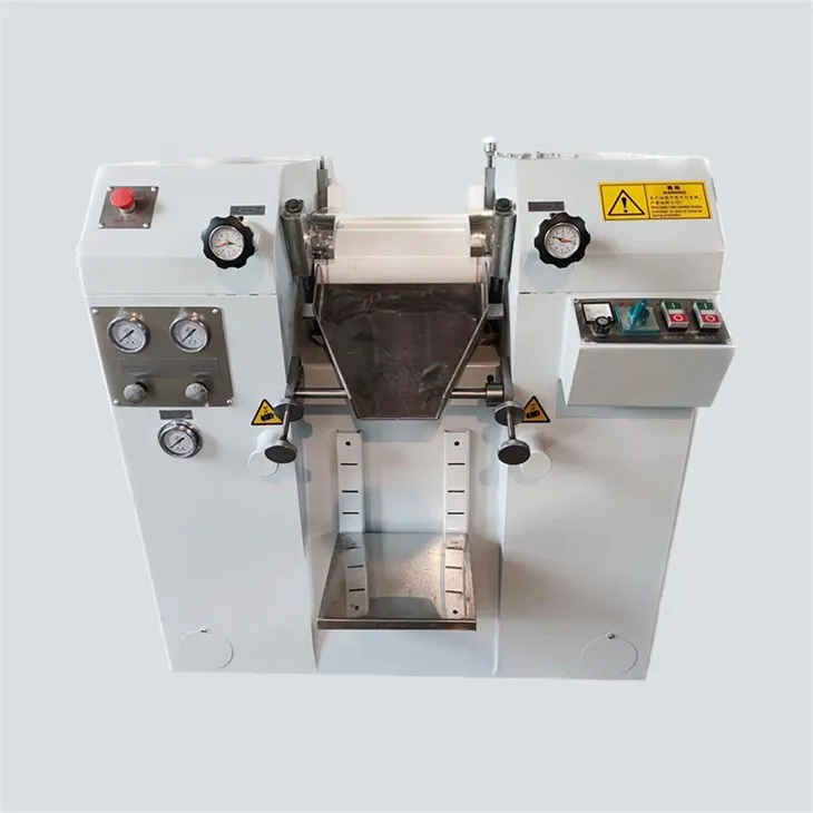 SYPT horizontal hydraulic ceramic three roll mill